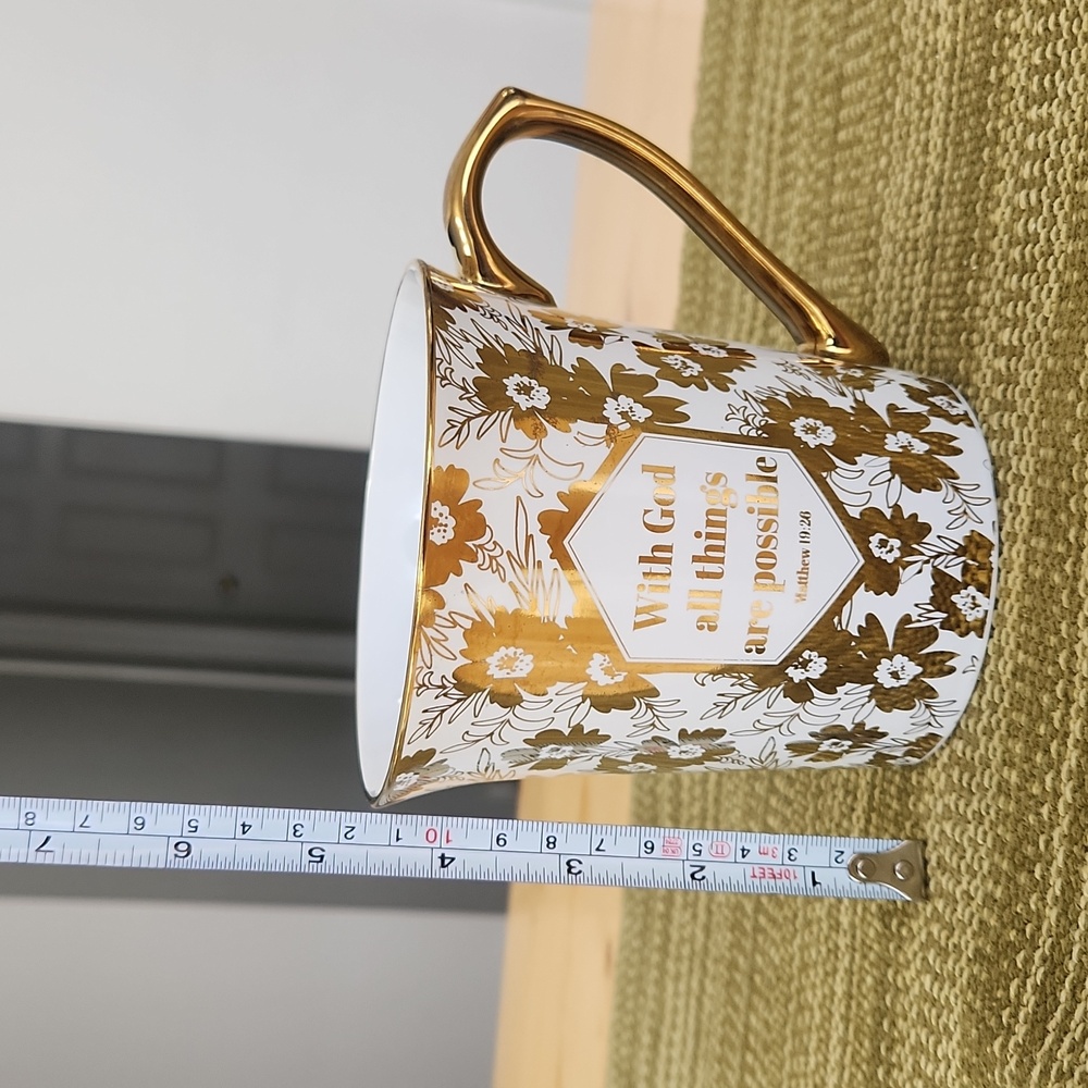 10 Strawberry Street WITH GOD ALL THINGS ARE POSSIBLE Coffee Mug - Picture 9 of 10